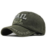 YULOONG vintage cap with embroidery for comfortable sun protection