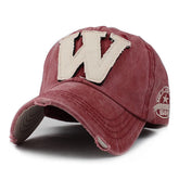 YULOONG vintage-denim-cap front-view provides sun protection and casual style.