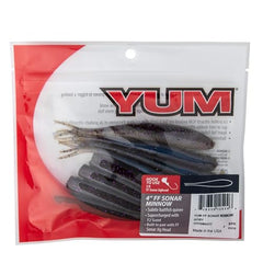 YUM FF Sonar Minnow Goby 4 tail close-up shows flexible action