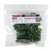 YUM Christie Craw Watermelon Seed 3.5-inch bait with thump for bass jig trailers.
