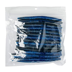 YUM Dinger bulk 30-pack closeup — lifelike action for bass.