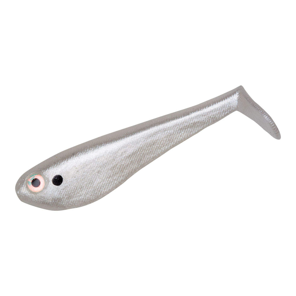 Yum Lures Money Minnow Pearl paddle-tail swimbait with lifelike action for bass