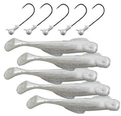 Yum Lures Mud Minnow Kit jigheads deliver durable, precise hook-ups for shallow water fishing