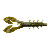 Yum Lures Spine Craw Green Pumpkin action for flipping and trailer use