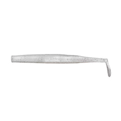 Yum Lures Swim'N Dinger 4inch Pearl bait with lifelike paddle-tail action for bass.