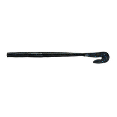 Yum Lures Thump'N Worm with U-tail demonstrates swimming action to attract bass.