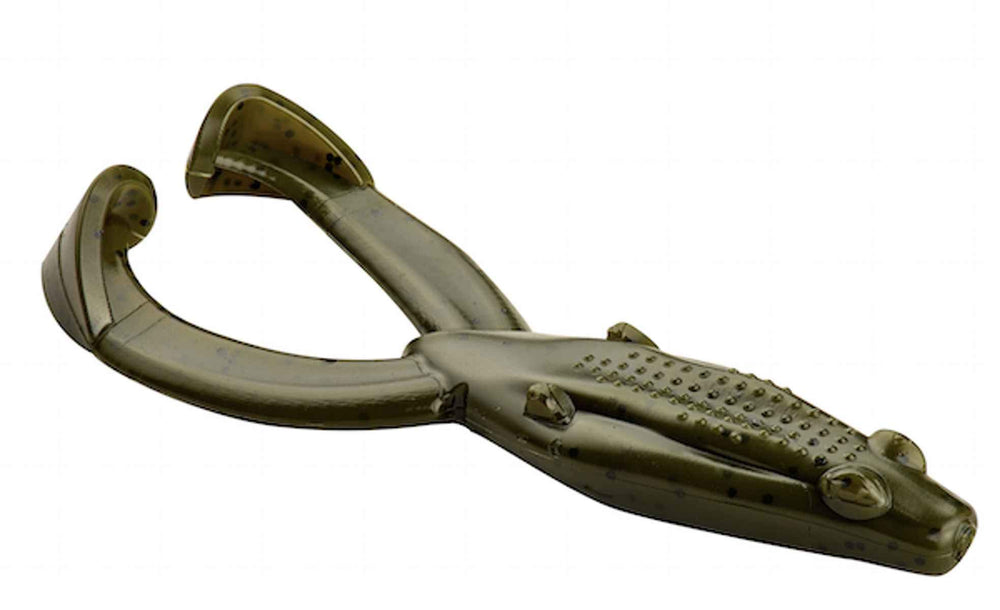 Yum Lures Tip Toad Bait in Green Pumpkin, ideal for topwater buzz frog action and increased commotion