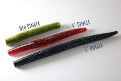 Yum Lures YDG4193 Dinger worm jig packaging label image