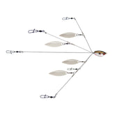 Yum Lures Yumbrella Flash Mob Jr. lure with Colorado and Willow blades