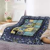YunTu Scouts fleece blanket soft closeup shows plush warmth for cozy nights.