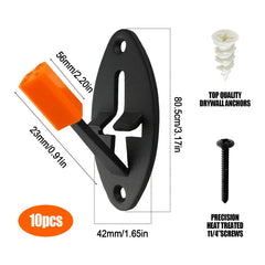 Yuqutum euro mount skull hanger includes screws and bolts for quick installation.