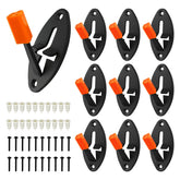 Yuqutum European mount skull hanger with heavy-duty steel supports up to 25 pounds for durable display.