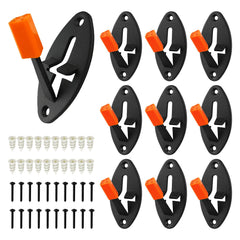 Yuqutum European mount skull hanger with heavy-duty steel supports up to 25 pounds for durable display.