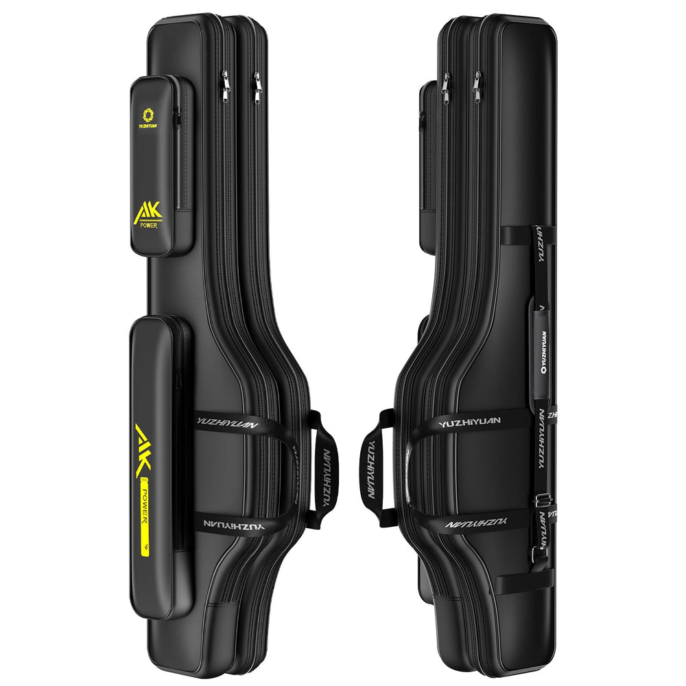 Front view of yuzhiyuan 51in double-layer fishing rod bag