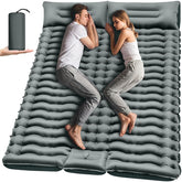 Yuzonc double camping pad fully inflated with 4-inch thickness for two-person comfort