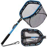 YVLEEN floating fishing net with foam rim and rubber-coated mesh