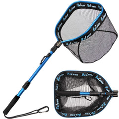 Folded YVLEEN floating fishing net with belt clip