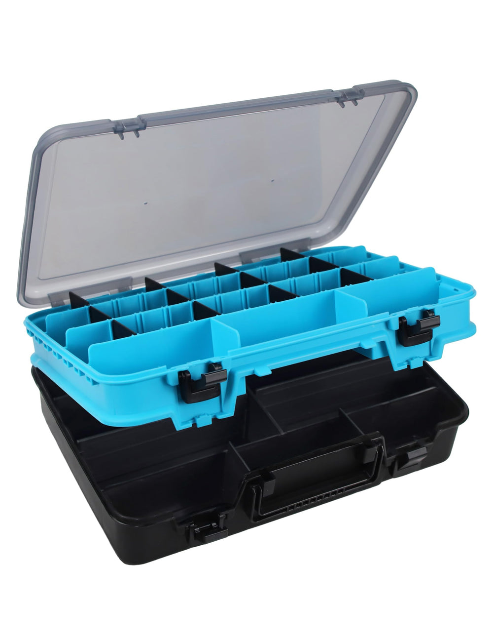 YVUDW large double-sided tackle box front view