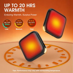 YWGGS hand warmers compact square size fits pockets easily for daily warmth