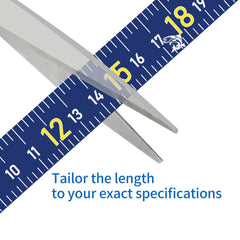 YXRIJDJ self-adhesive measuring tape on kayak dashboard supports accurate length checks.