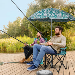 YYANDC pineapple-color folding chair showcases spacious, comfortable seating.
