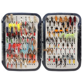 YZD Best Selection Flies Box front view showcases organized trout flies for easy on-water selection