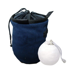 Z Athletic chalk ball close-up for a clean, mess-free grip