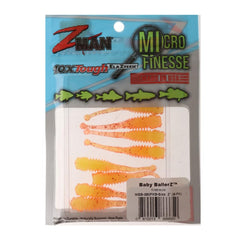 Z-Man Baby BallerZ ball-tail action illustrating tail shimmer during fall.