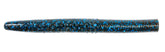 Z-MAN Big TRD 4in Black/Blue Flake on water, drawing bites with buoyant action.