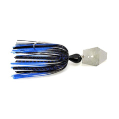 Z-MAN CB12-18 ChatterBait hex blade delivers flash and vibration for versatile bass fishing.