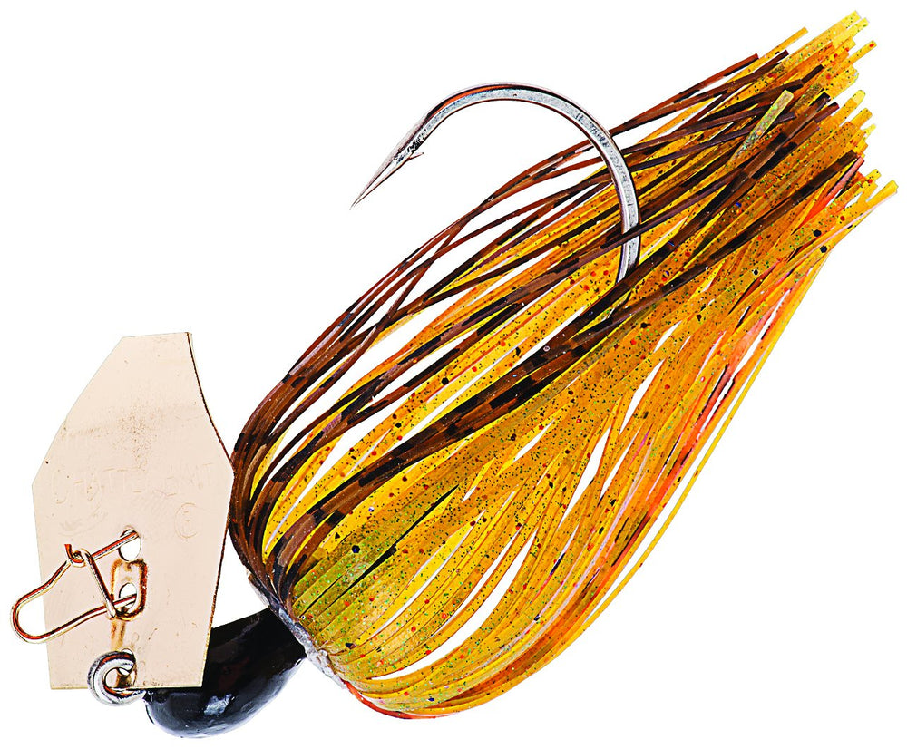 Z-MAN CB12-73 Carolina ChatterBait Carolina Craw lure with blade flash attracts bass