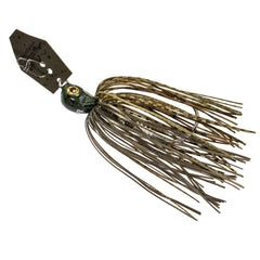 Z-Man CBEV12-04 ChatterBait Elite Evo 1/2 oz Green Pumpkin bladed jig with ChatterBlade