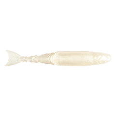 Z-MAN Chattershad Pearl 4.5-inch bait showing lifelike fantail action for bass and panfish