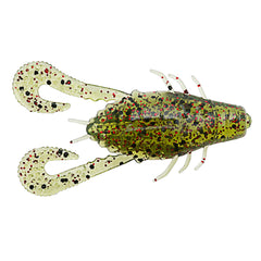 Z-Man CrusteaZ Bait Watermelon Red, angled shot, durable ElaZtech for long-lasting angling sessions.