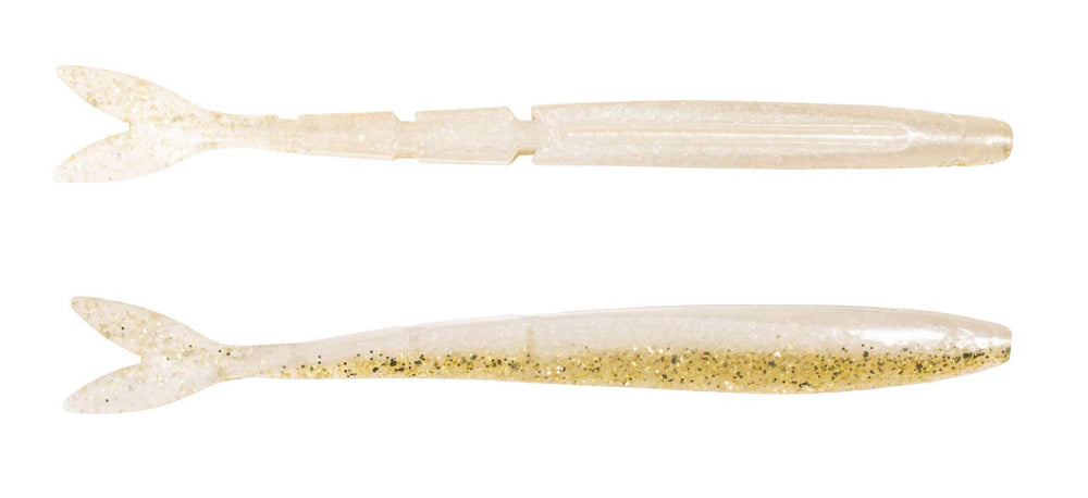 Z-MAN DarterZ 6in Beer Run 5-pack; realistic inshore lure for snook, redfish and trout.
