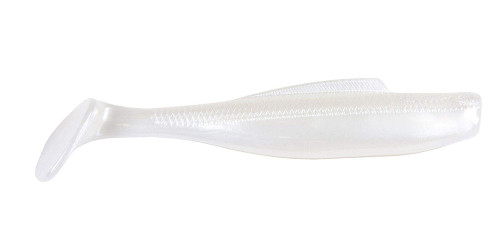 Z-Man Diezel MinnowZ swimbait, 7-inch Pearl, lifelike action for versatile fishing