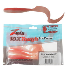 Z-Man DoormatadorZ 5in Coconut Ice bait attracts fluke and other saltwater species