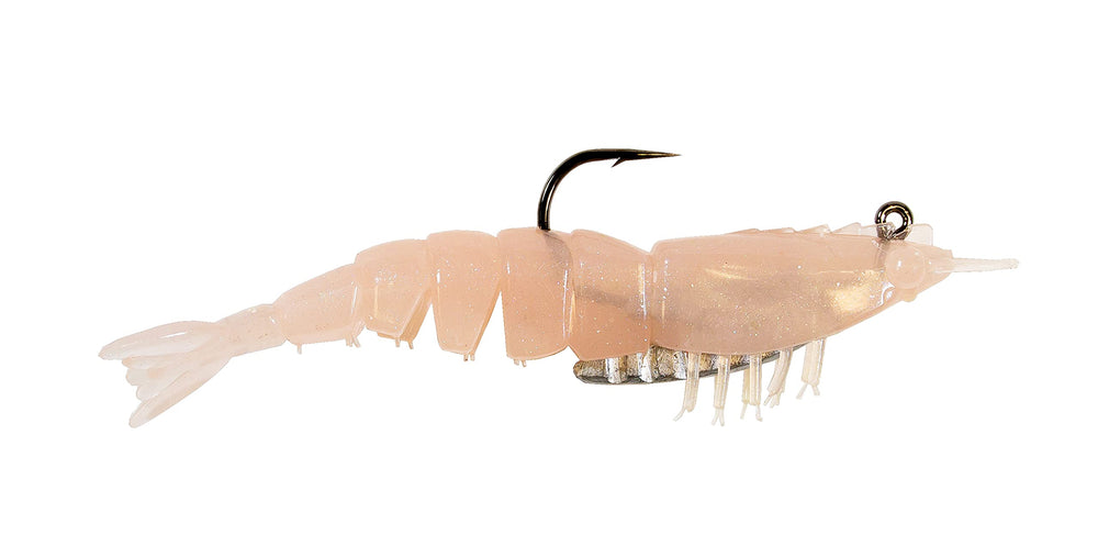 Z-Man EZ ShrimpZ 3.5-inch shrimp, pre-rigged for quick setup and lifelike, controlled fall