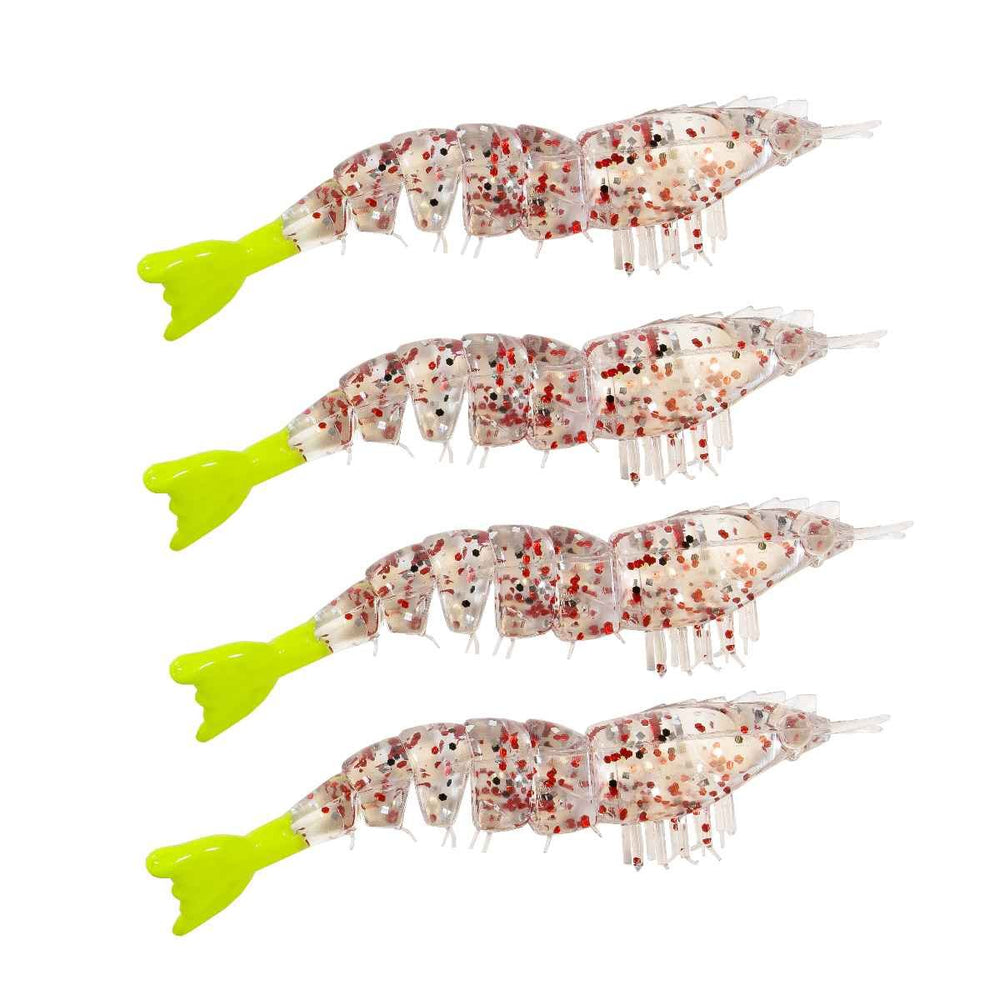 Z-MAN EZ ShrimpZ unrigged 3.5-inch lure with lifelike action for controlled slow fall.