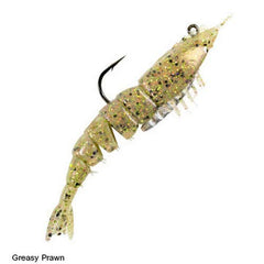 Z-Man EZSR-243PK2 EZ Shrimp segmented body action enhances lifelike motion on retrieve