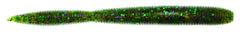 Z-Man FattyZ Worm Watermelon Candy front view showcases lifelike action ideal for power-finesse bass fishing