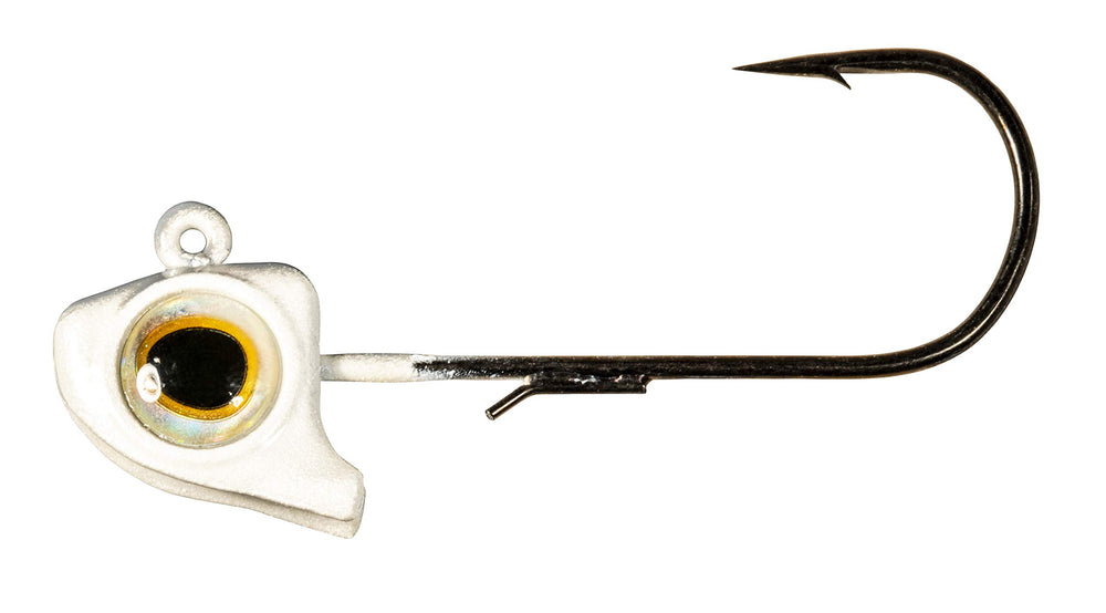 Z-Man FEL38-02PK3 Finesse Eyez jigheads in Smelt color for finesse presentations