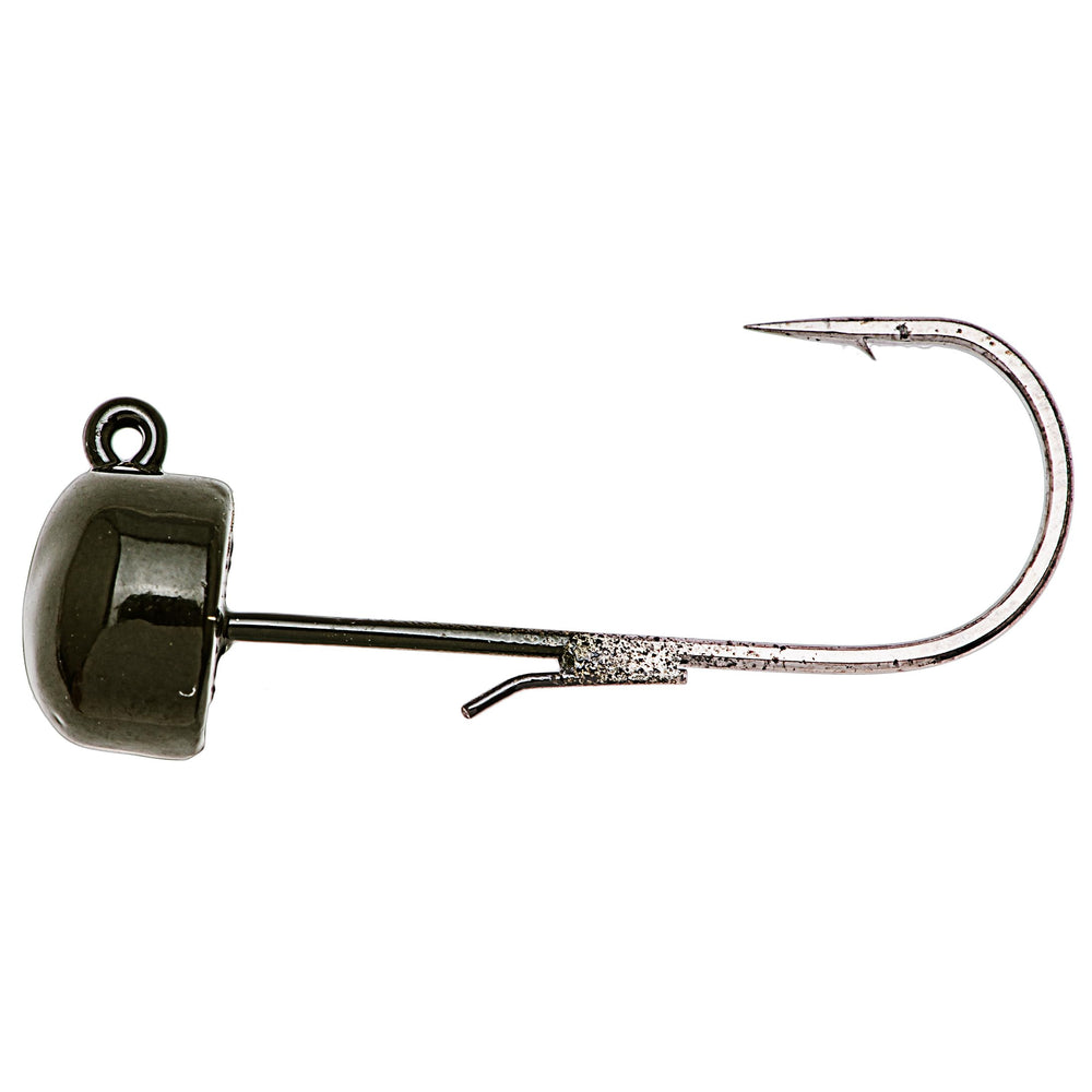 Z-Man Finesse ShroomZ jigheads in Green Pumpkin for Ned Rig setups.
