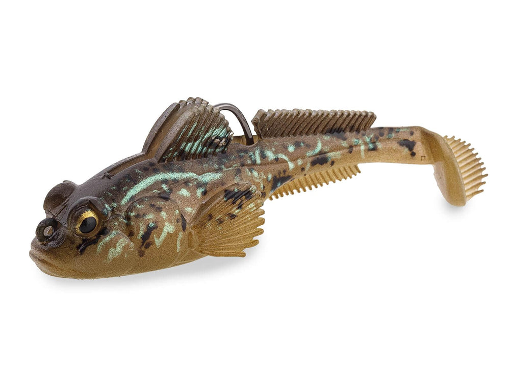 Z-Man Gobius 3in natural goby with lifelike body detail for enticing bites