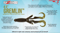 Z-Man Gremlin polygonal core secures hook through heavy cover.