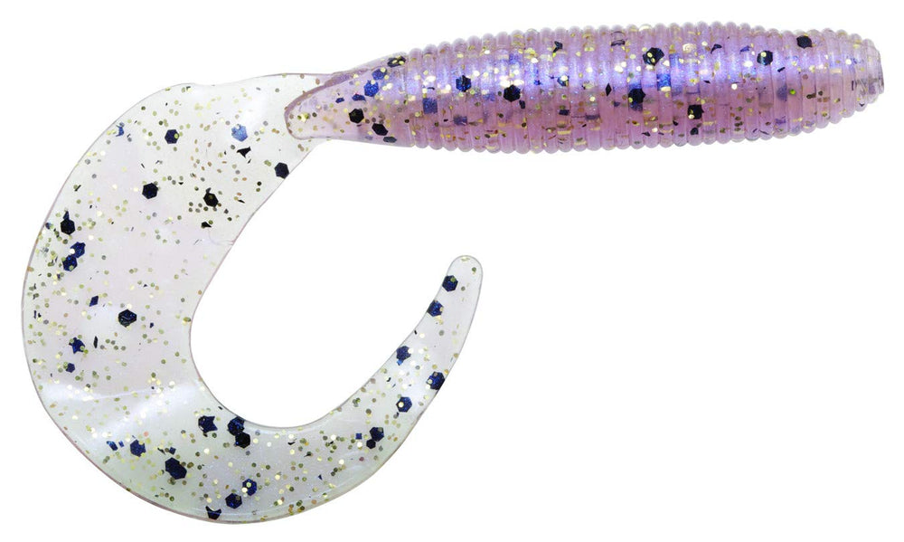 Z-Man Grub 3-inch Violet Sparkle with lifelike action for jig trailers