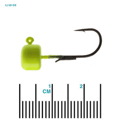 Z-Man MFH110-02PK5 Shroomz glow jighead for low-light visibility and better lure presence