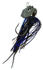 Z-Man Micro ChatterBait blue/black delivers compact vibration for crappie and pond fishing.