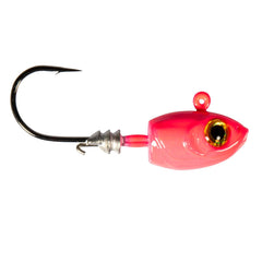 Z-Man HeadZ uses hybrid grip and wire keeper to securely hold soft plastics.