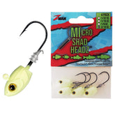 Z-MAN HeadZ jighead glow finish for crappie finesse fishing